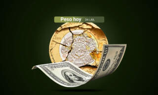 Peso cotiza con ligera caída tras darse a conocer una desaceleración en la inflación en México