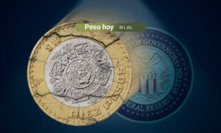 Peso cede ante el dólar tras la decisión de la Fed de mantener sin cambios la tasa de interés