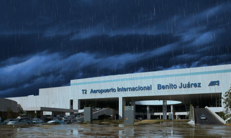 En año de lluvias sin precedentes, AICM invierte solo 0.21% en evitar inundaciones