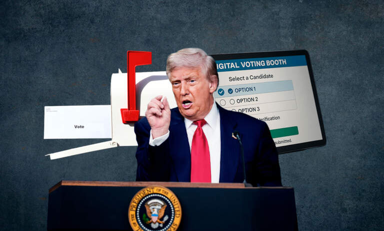 Donald Trump promete eliminar el voto por correo y las máquinas de votación en EU
