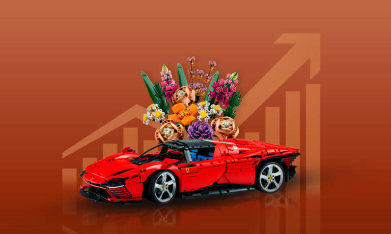 Lego rompe récords: las flores y los autos de carrera impulsan el mejor semestre en su historia