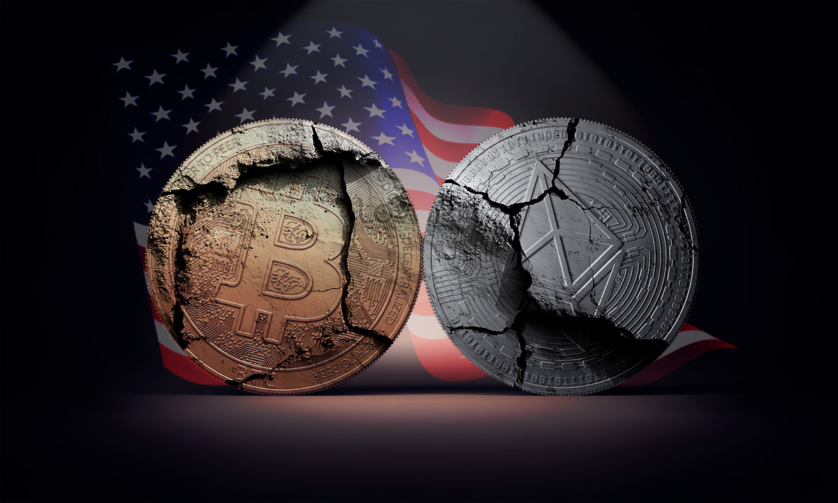 Bitcoin y ether se desploman: criptomonedas inician la semana con ventas masivas