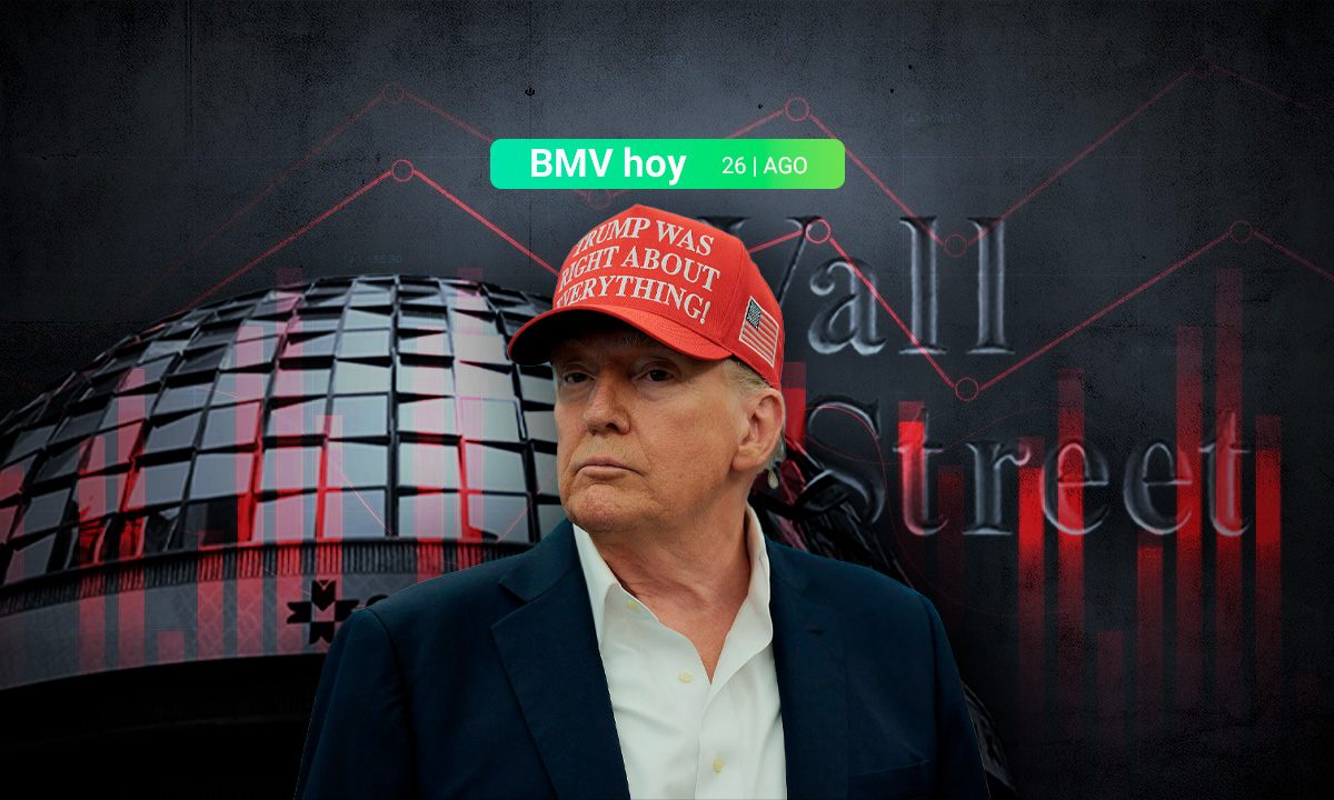 BMV y Wall Street registran pérdidas ante nuevas disputas de Donald Trump con China y la Fed
