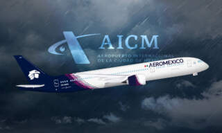 AICM reanuda vuelos tras suspensión de operaciones por fuertes lluvias