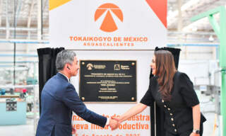 Aguascalientes celebra la expansión de Tokaikogyo con inversión de 100 mdp