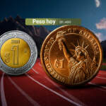Pese al declive del día, el peso avanza 1% frente al dólar durante todo agosto