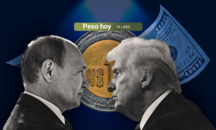 Peso aprovecha caída del dólar mientras se espera la reunión Trump-Putin