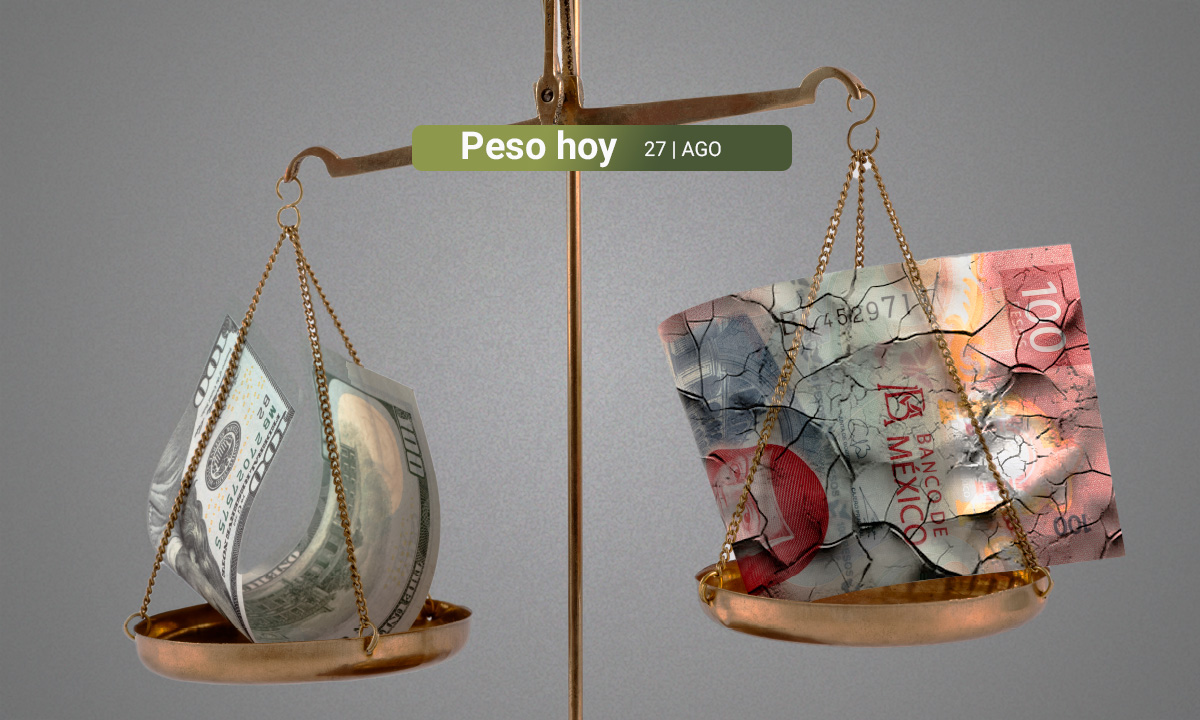 Peso cede ante el dólar tras los resultados de la balanza comercial de México