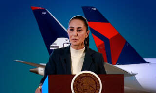 Claudia Sheinbaum minimiza separación Aeroméxico-Delta; piden explicación a EU