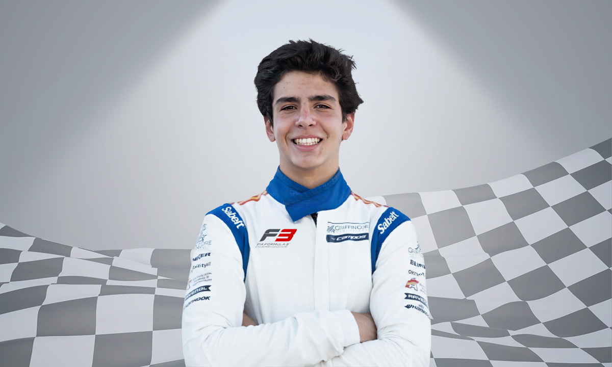 Ernesto Rivera, piloto mexicano, participará en la Fórmula 3 con tan sólo 16 años
