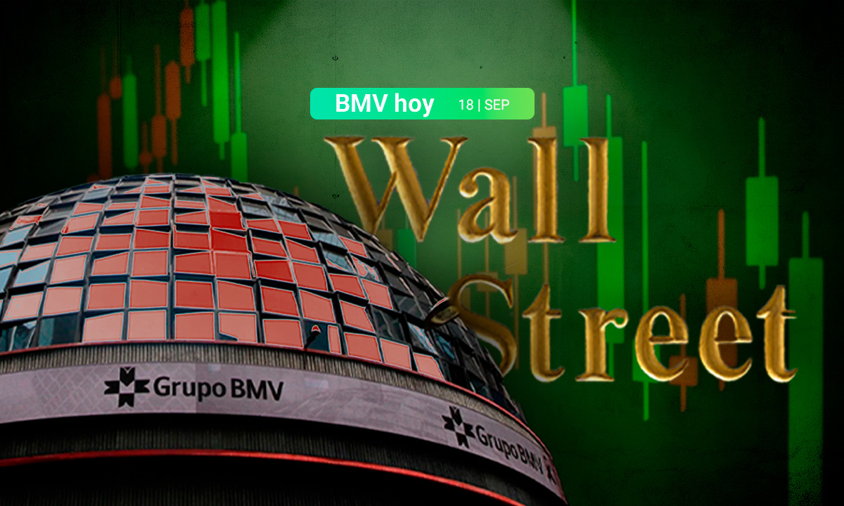 BMV apunta a su segunda caída al hilo tras alcanzar máximos; Wall Street opera con ganancias