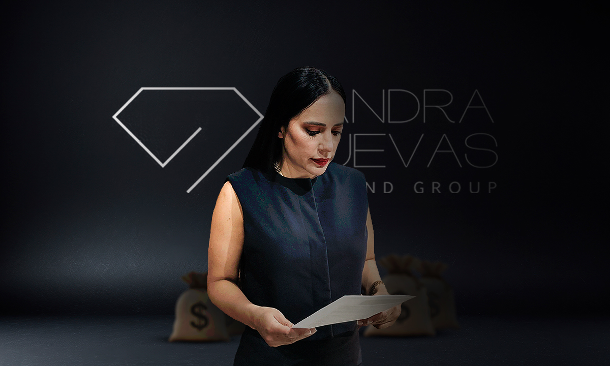 Sandra Cuevas registra empresa Diamond Group el mismo día que fue cuestionada por sus negocios