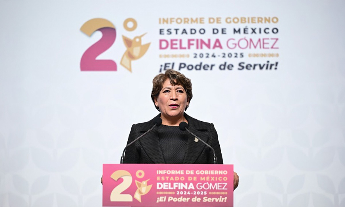 Gobierno de Delfina Gómez presenta récord en ingresos y baja deuda