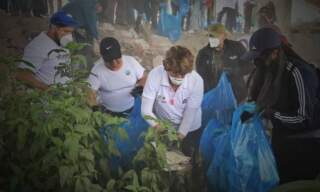 Gobierno de Delfina Gómez rompe Récord Guinness con jornada masiva de limpieza