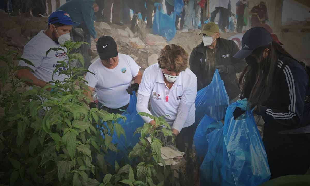 Gobierno de Delfina Gómez rompe Récord Guinness con jornada masiva de limpieza