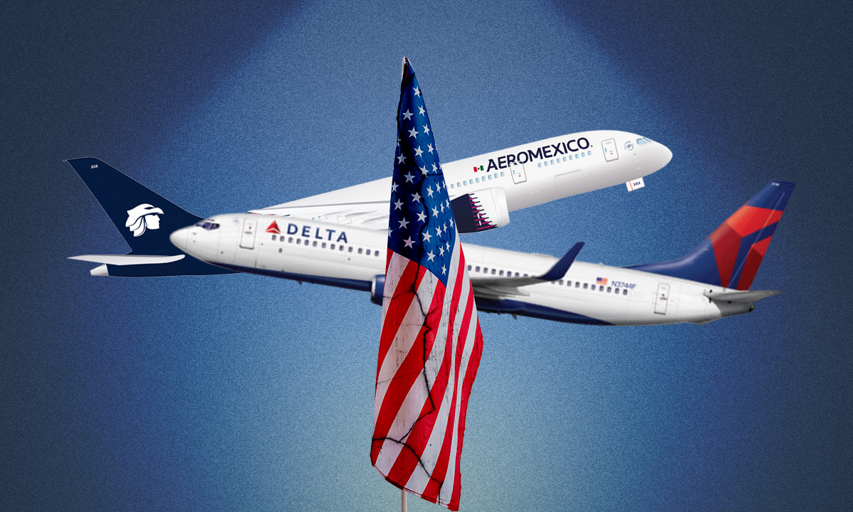 Delta y Aeroméxico rechazan decisión de EU que exige desmantelar su alianza aérea