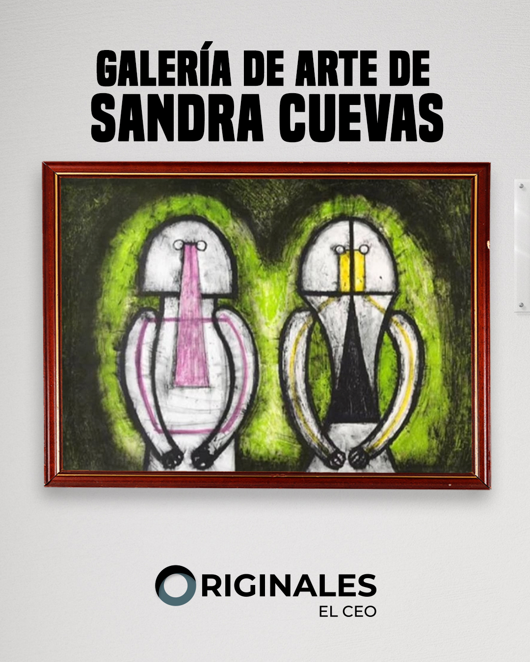 Las obras de arte de la galería de Sandra Cuevas
