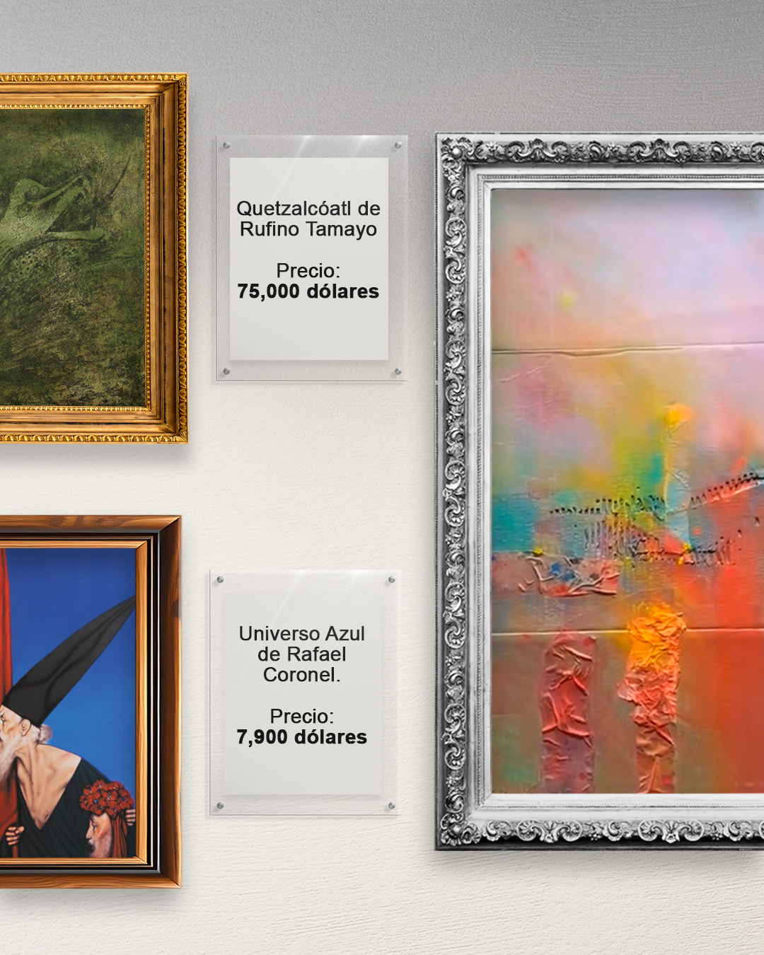 Las obras de arte de la galería de Sandra Cuevas