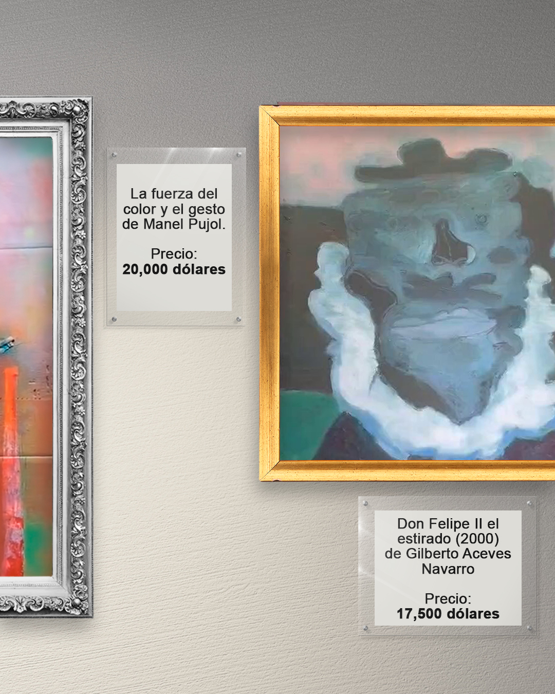 Las obras de arte de la galería de Sandra Cuevas