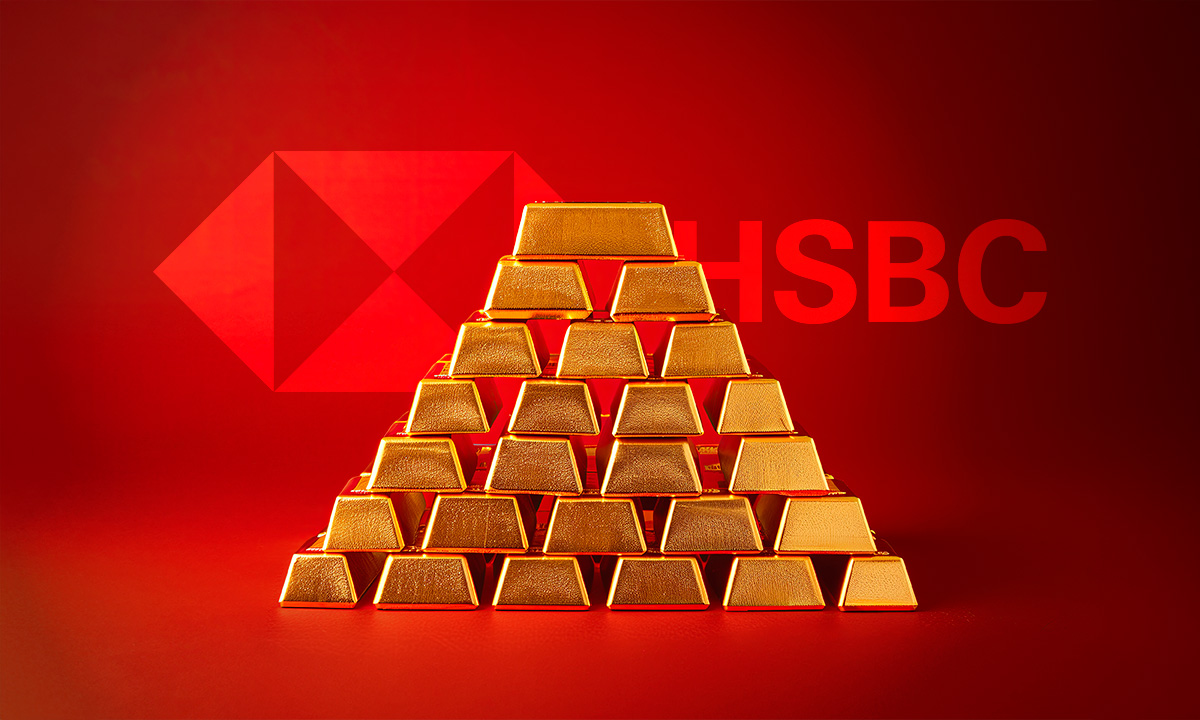 HSBC anticipa que el oro alcanzará los 5,000 dólares en 2026; los metales caen en la sesión