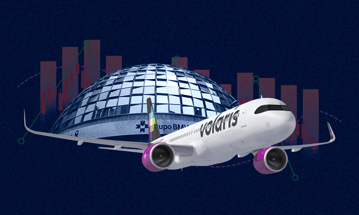 Volaris cae 7% en la BMV tras orden del DOT contra aerolíneas mexicanas