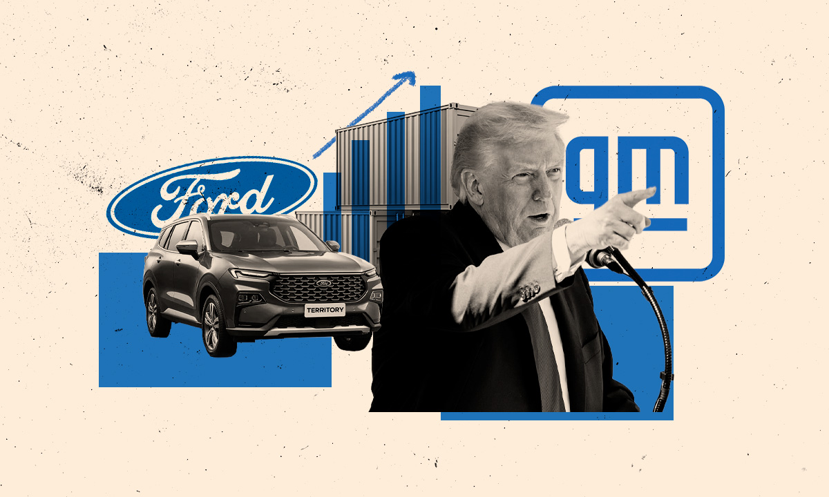 ¿Aranceles favorecen a las automotrices? Trump dice ser el responsable del avance de GM y Ford