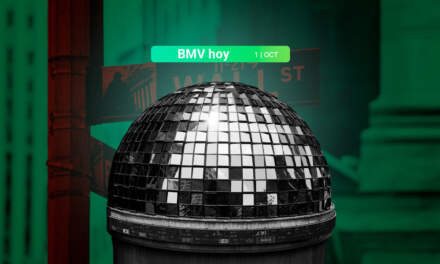 BMV suma su tercer máximo histórico consecutivo; Wall Street se tiñe de rojo