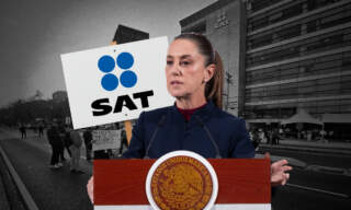 Claudia Sheinbaum ‘hace menos’ la protesta de brazos caídos de trabajadores del SAT