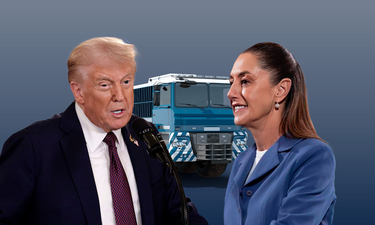 Claudia Sheinbaum negociará acuerdo con Donald Trump por nuevos aranceles a vehículos pesados