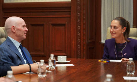 Claudia Sheinbaum se reúne con el cofundador de Andreessen Horowitz; conversan sobre IA