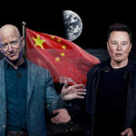 Estados Unidos busca ganar la carrera lunar a China; Elon Musk y Jeff Bezos son piezas clave