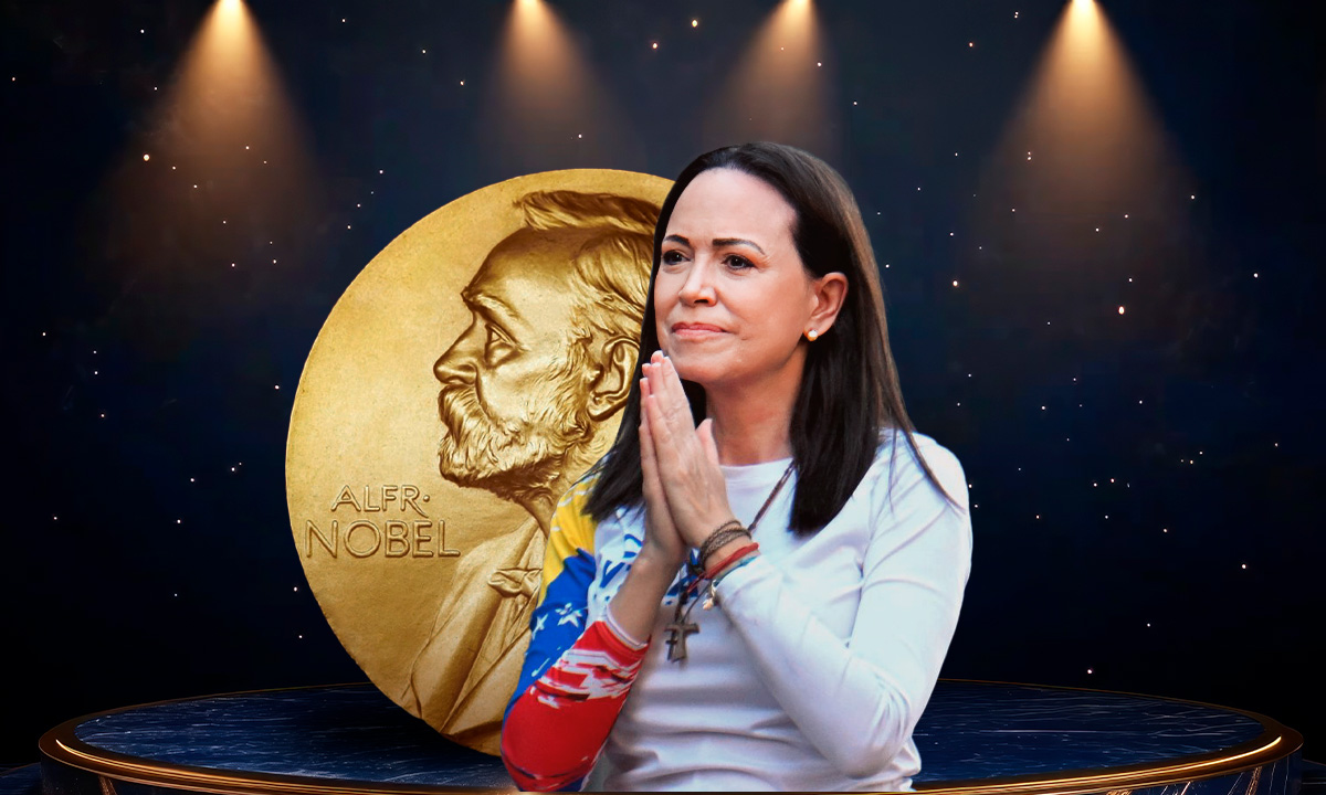 María Corina Machado, líder opositora en Venezuela, gana el Premio Nobel de la Paz 2025