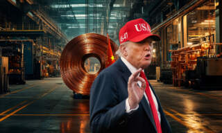 Cobre recibe el impacto de las amenazas arancelarias de Donald Trump a China