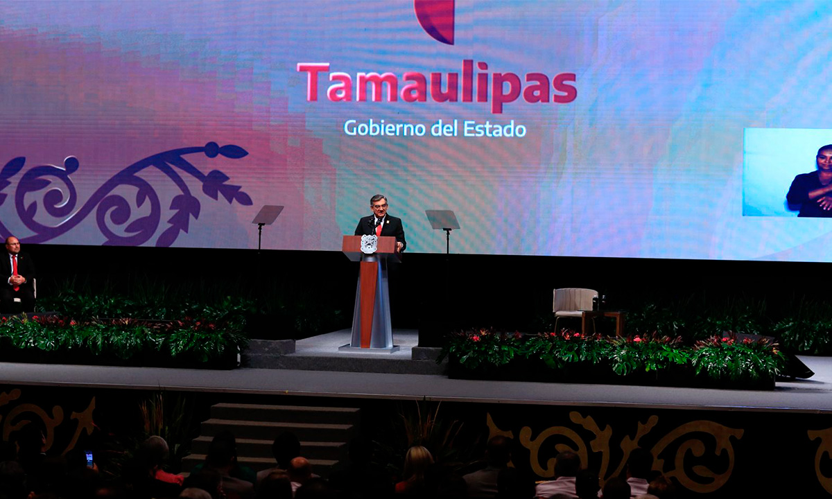 Américo Villarreal rinde su tercer informe como gobernador de Tamaulipas