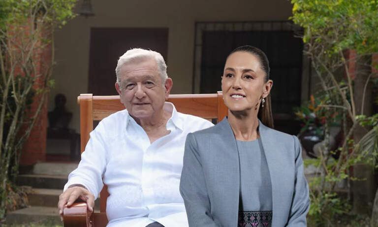 AMLO reaparece: da espaldarazo a Claudia Sheinbaum y descarta “hacerle sombra”