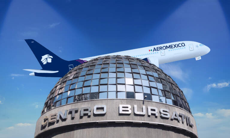 Aeroméxico regresa a la BMV y debuta en Wall Street