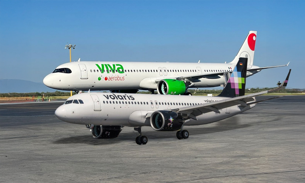 Volaris y Viva Aerobus vivirán días críticos por actualización de Airbus