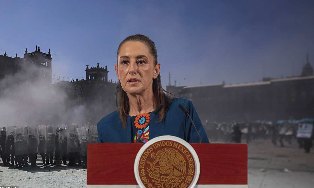 Claudia Sheinbaum cuestiona marcha Gen Z; señala apoyo de oposición y baja presencia de jóvenes