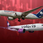 Volaris y Aeroméxico caen en bolsa tras perfilarse cambios en slots del AICM
