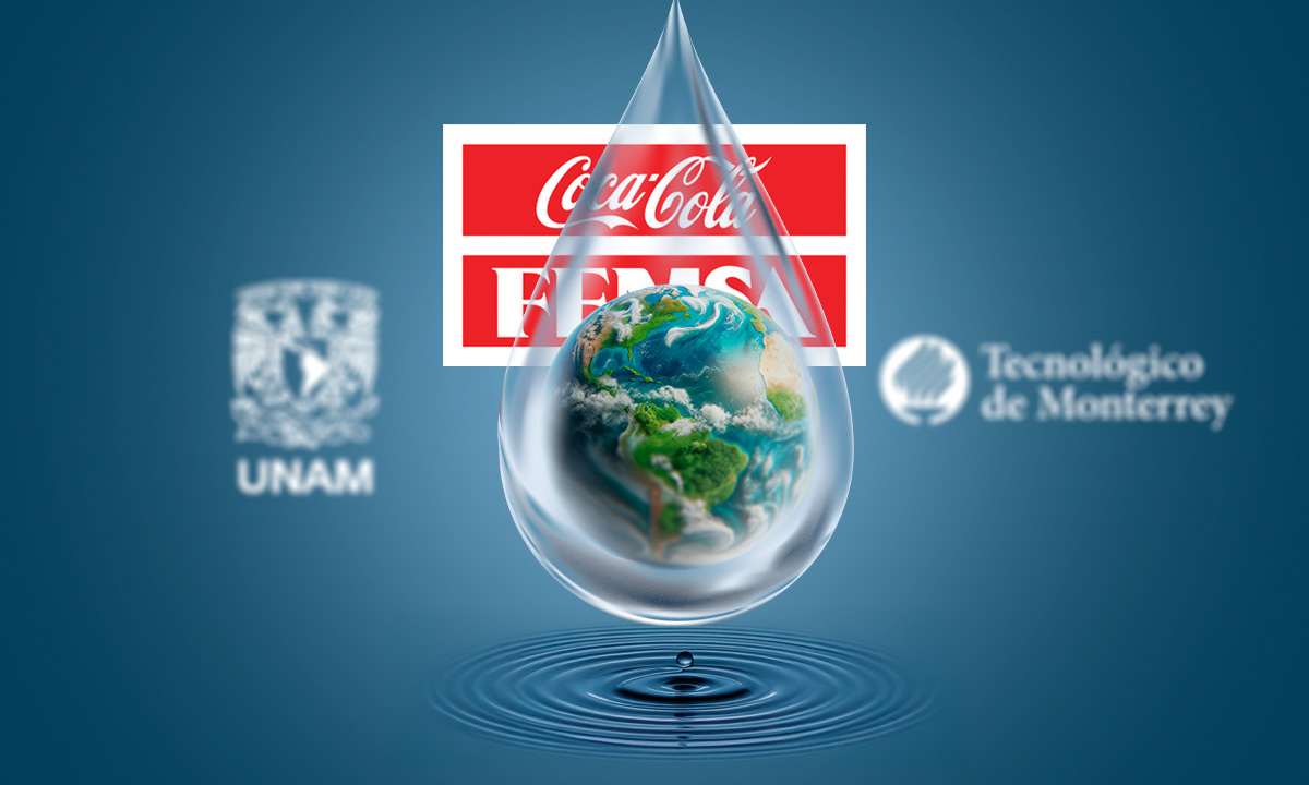 Coca Cola, FEMSA y la UNAM-TEC impulsan iniciativa para rehuso de agua
