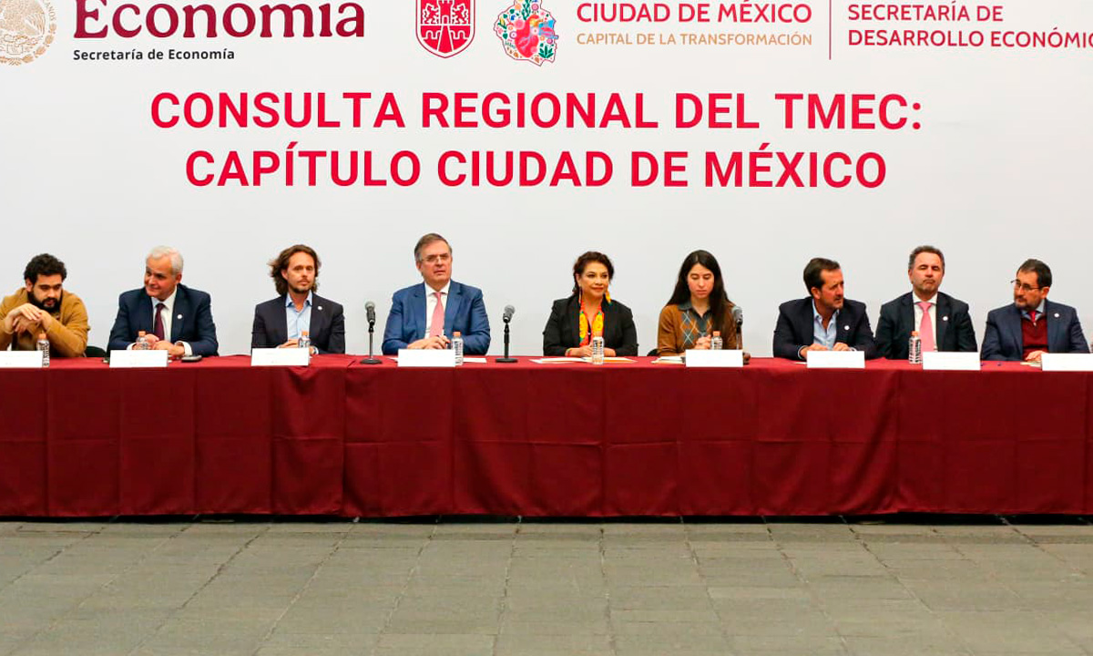 Marcelo Ebrard inicia cierre de consultas para definir la estrategia mexicana en el T-MEC