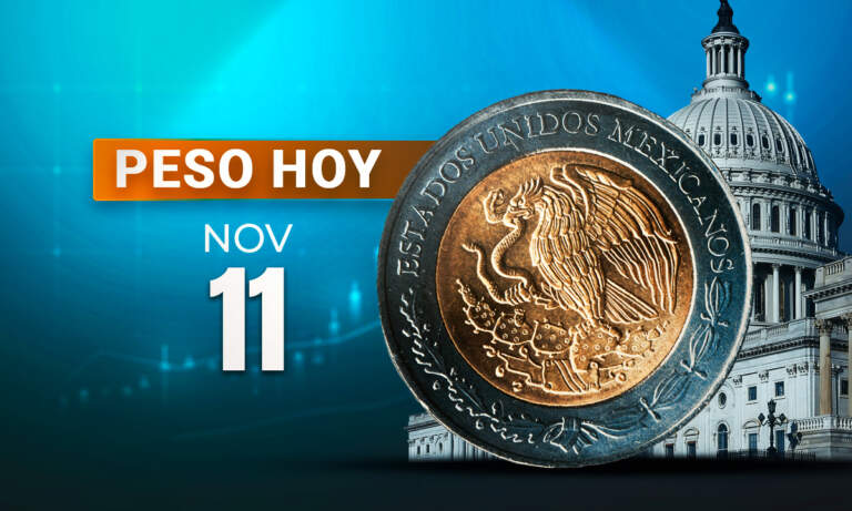 Peso suma cinco sesiones con ganancias beneficiado por la posible reapertura del gobierno en EU