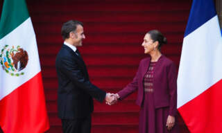 Claudia Sheinbaum se reúne con el presidente de Francia; estos fueron los puntos que abordaron