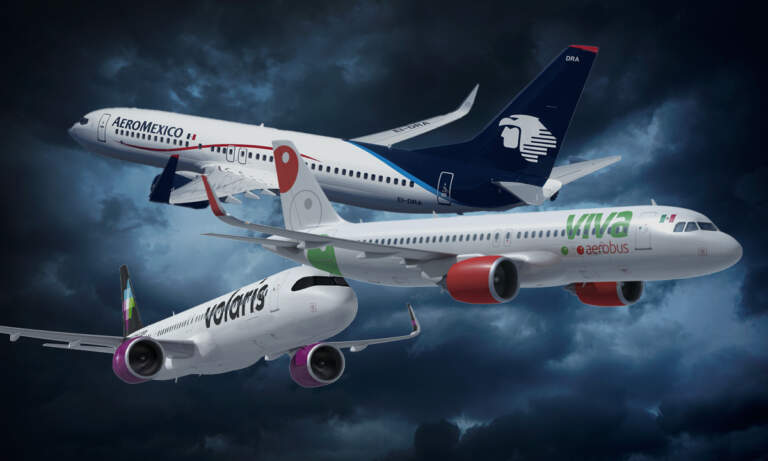 Volaris, Viva y Aeroméxico navegan entre la turbulencia regulatoria y operativa