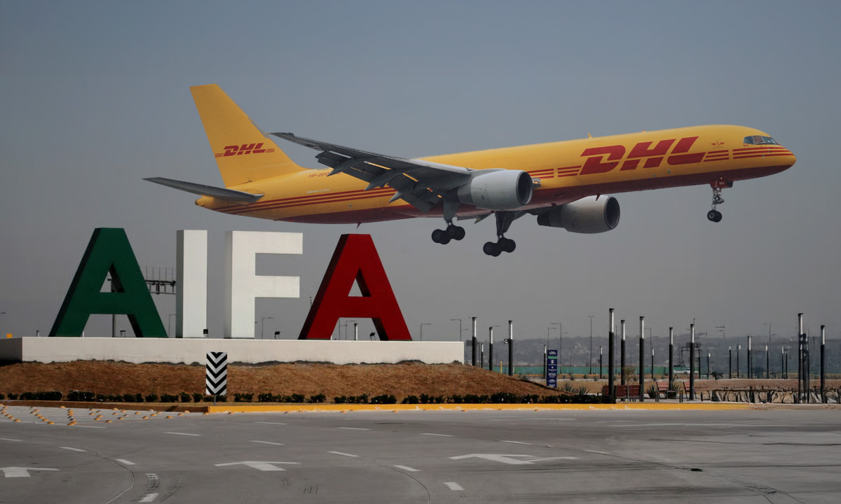 DHL se decanta por el AIFA: “Nos ha ido increíble, sería una locura volver al AICM”