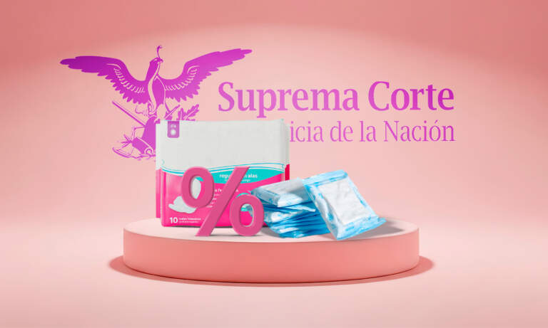 SCJN buscará ampliar la tasa de IVA cero a todos los productos menstruales
