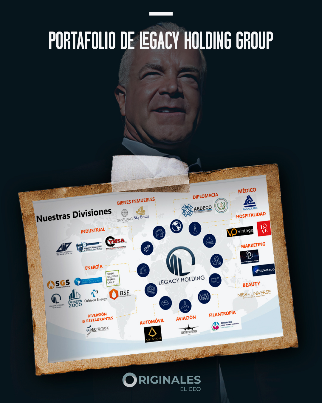 Legacy Holding es un grupo conformado por más de 40 empresas.