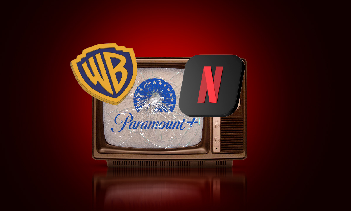 Acciones de Netflix caen tras compra a Warner Bros; Paramount también retrocede