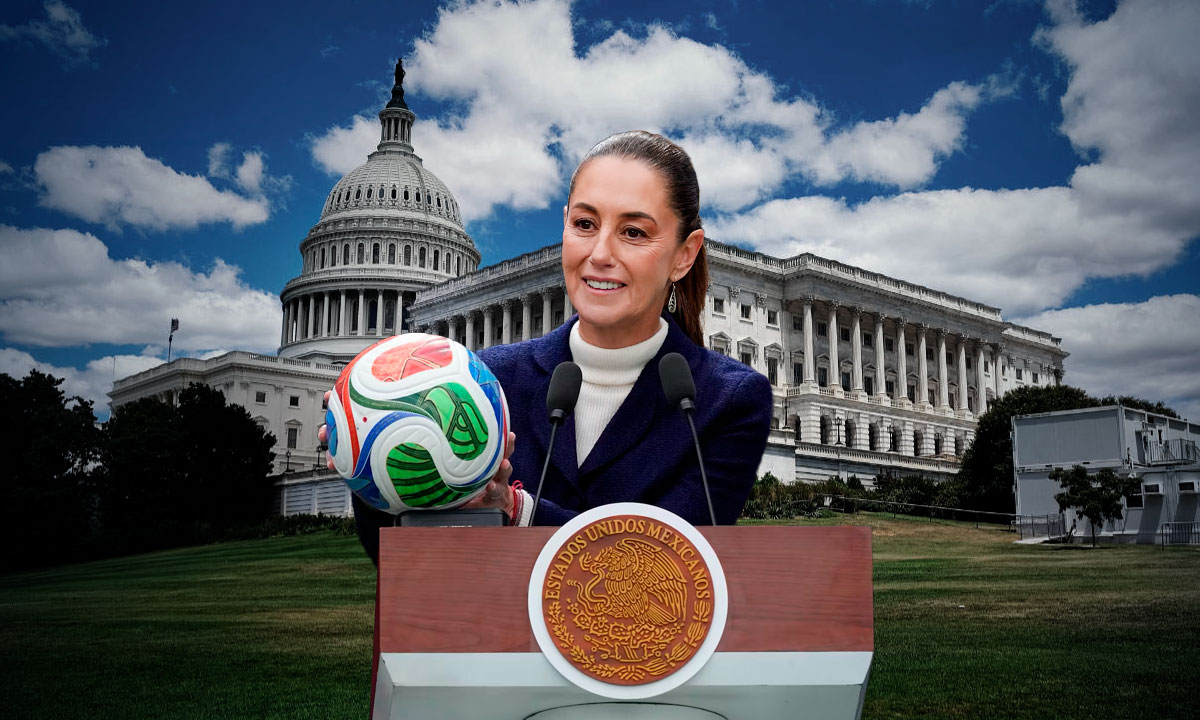 Claudia Sheinbaum en Washington: reunión trilateral, paisanos, futbol y estrellas multimillonarias