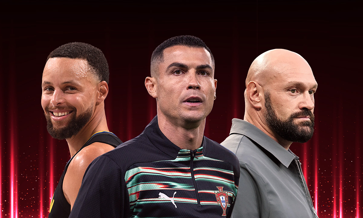 Cristiano Ronaldo, Stephen Curry y Tyson Fury; así cierra la lista de los principales deportistas millonarios de 2025